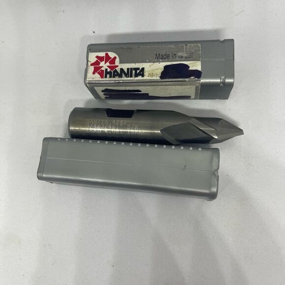 Hanita Chamfer End Mill 3/4” DIA x 3/4 x 1 inch 4.081 Lead 4242 - Picture 6 of 6